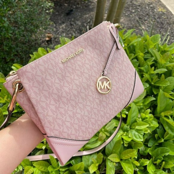 NICOLE LG TRIPLE COMPARTMENT CROSSBODY BAG BALLET - Picture 4 of 4